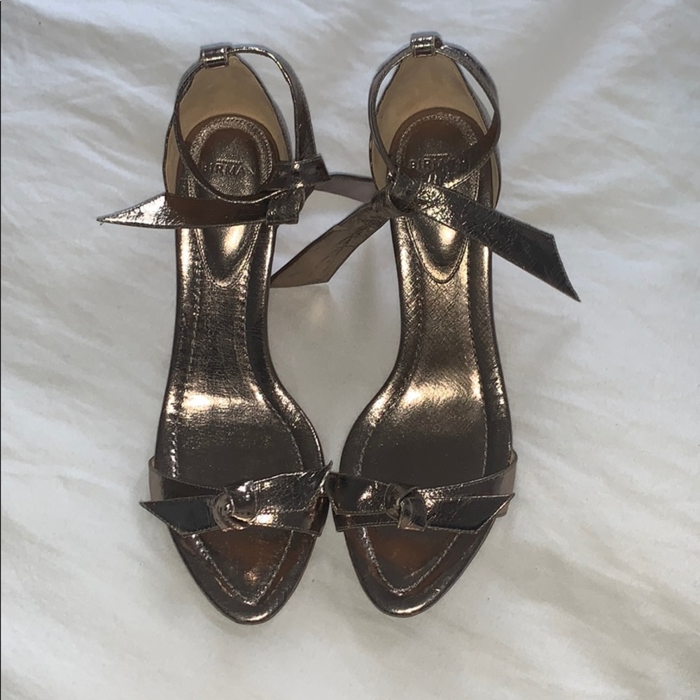 Alexandre Birman Metallic Knot Cork Wedges